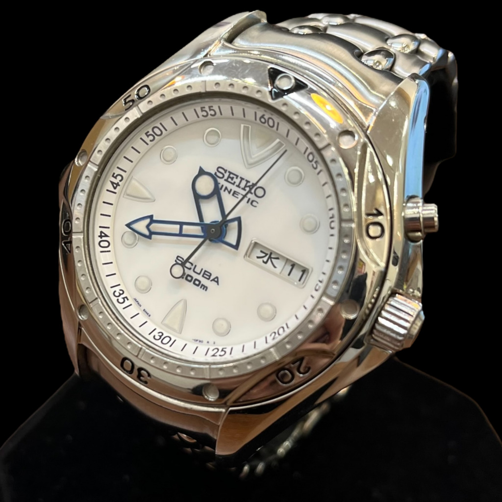 セイコー キネティック  スキューバ 5M43-0D90 腕時計