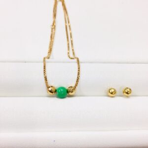 K18 アクセサリー ネックレス＆ピアス