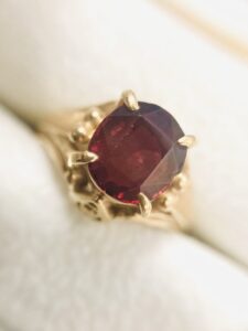 K18 リング ジュエリー ガーネット2ct