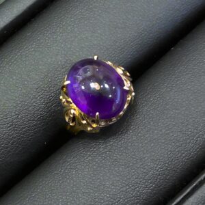 K18 アメジスト付き リング