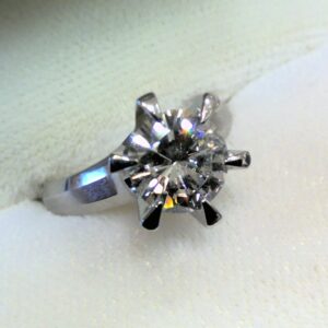 Pt850 ダイヤ付き リング