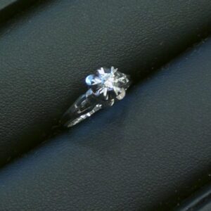 Pt900ダイヤ付きリング