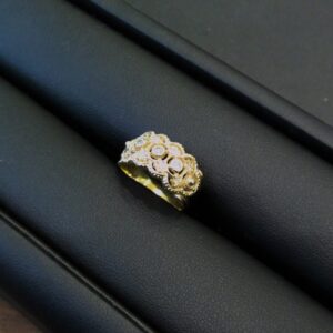 K18メレダイヤ付リング