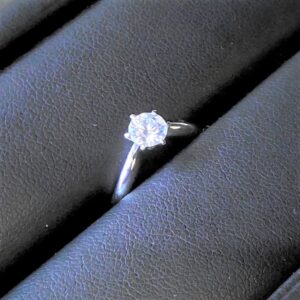 Pt900ダイヤ付リング