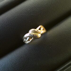 K18 メレダイヤ付きリング