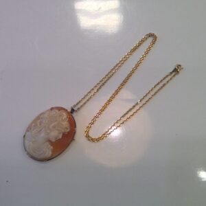 K18 カメオ ネックレス