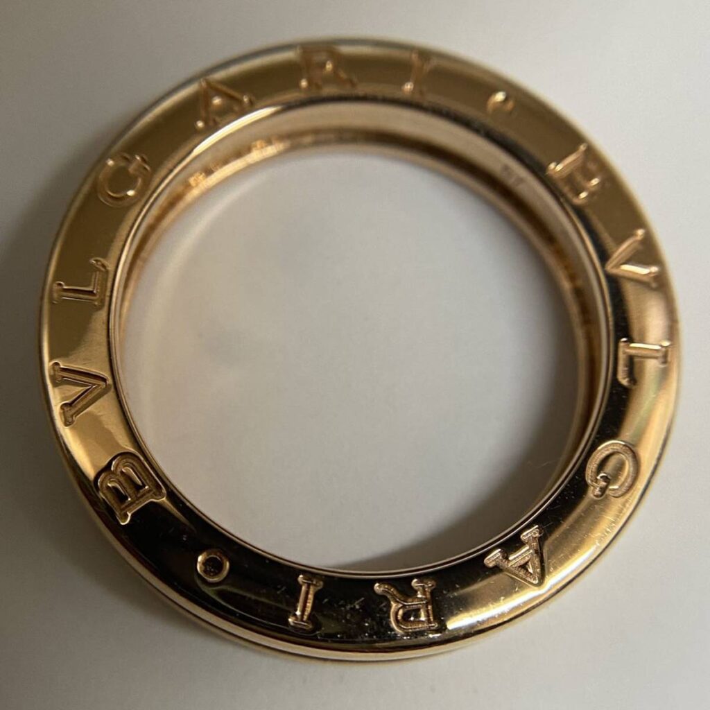 ブルガリ BVLGARI リング ビー ゼロワン ピンクゴールド メンズ アクセサリー 指輪
