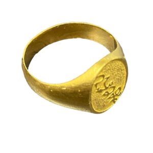 K18 リング 指輪 アクセサリー 金 貴金属 印台