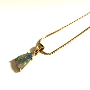 K18 18金 オパール ネックレス