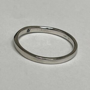 Pt950 プラチナリング ブルーダイヤモンド付き アクセサリー
