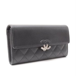 CHANEL マトラッセ ココマーク ラムスキン ウォレット