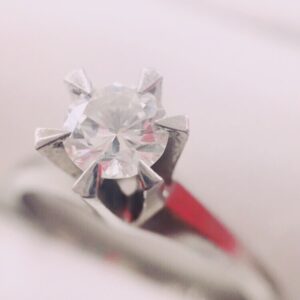 Pt900 リングダイヤモンド 0.48ct