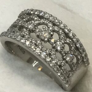 Pt900 メレダイヤ リング