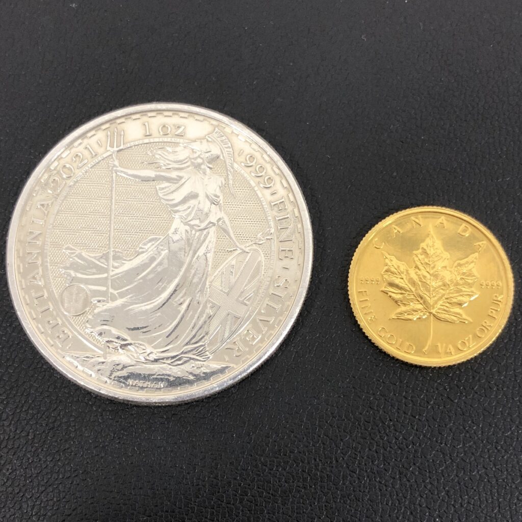 メープルリーフ金貨 / ブリタニア銀貨