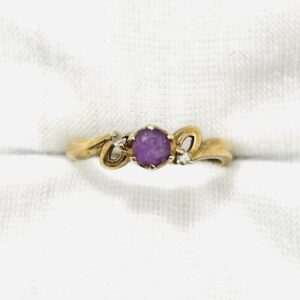 アメジスト K18 リング