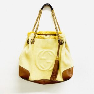 GUCCI グッチ ソーホー インターロッキング Gストロー