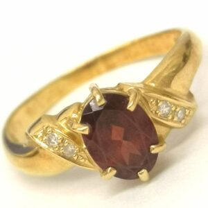 K18 ガーネットリング さすがや前橋店