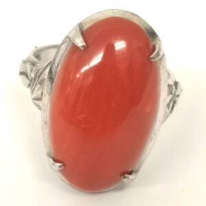 Pt900 珊瑚リング さすがや前橋店