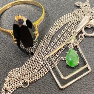 K18リング / Pt850チェーン / K14WGトップ