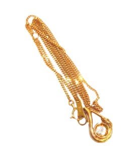 K18 ネックレス メレダイヤ 0.17ct