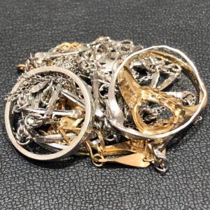 K18 / Pt850 / K18WG / リング チェーン