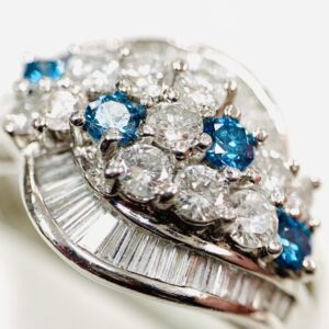 Pt900 メレダイヤモンド2.16ct ジュエリーリング プラチナアクセサリー