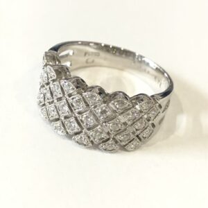 Pt950 ダイヤ付きリング