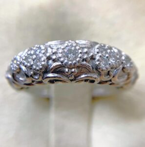 Pt1000 メレダイヤリング 999 アクセサリー