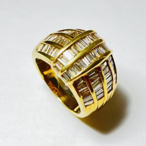 K18/18金 ダイヤモンド 0.3ctリング 指輪