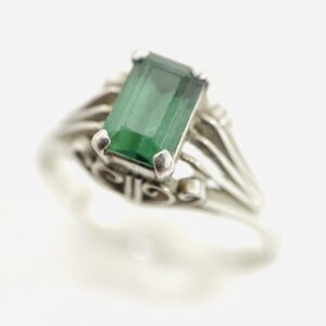 エメラルドリング Pt900 0.4ct