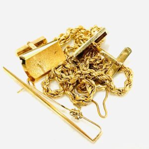 K18 18金 ネックレス タイピン カフス おまとめ