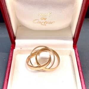 カルティエ　トリニティリング　K18　指輪