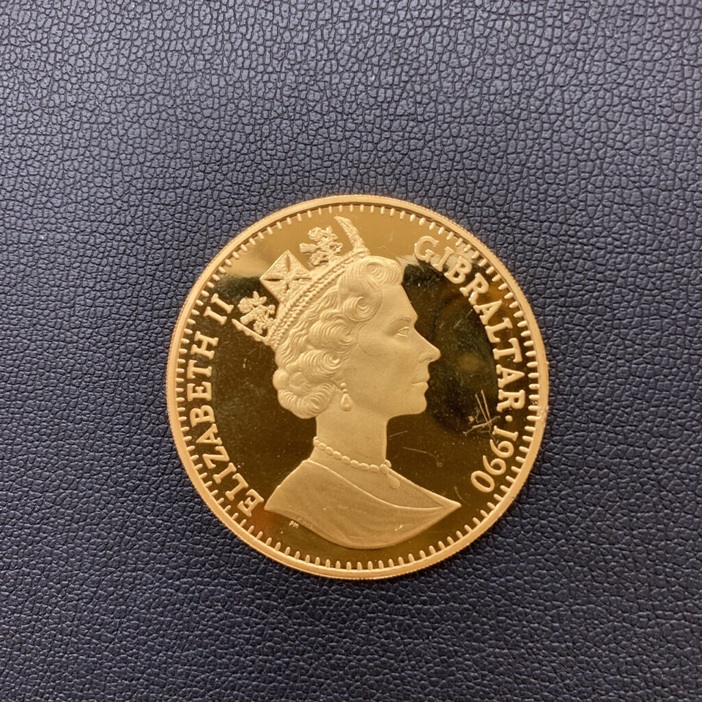 K24 エリザベス女王2世 ジブラルタル 金貨