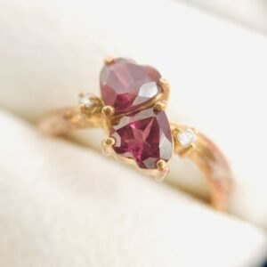 K18 リング ルビー 1.04ct メレダイヤ0.03ct ジュエリー