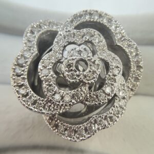 K18WG リング ダイヤモンド