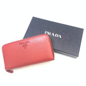 PRADA(プラダ) サフィアーノ 長財布 赤 IML506