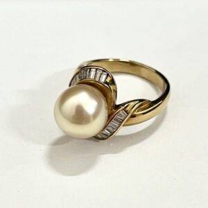 K18 18金 パールリング