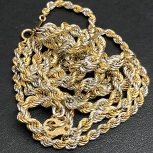 K18 Pt900ハーフ　ネックレス