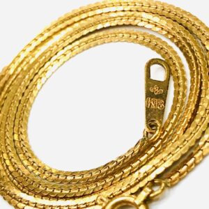 K18 チェーンネックレス