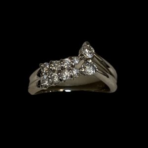 Pt900 メレダイヤ リング