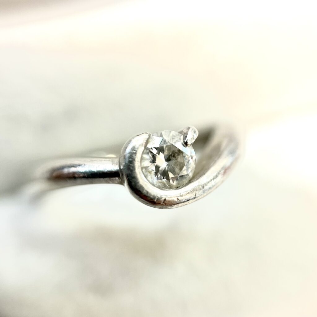 Pt9000.60ctUPダイヤモンド 【鑑別無しの為特価】Pt900／ダイヤリング／ダイヤ0.497ct／サイズ11号／2.6g リング指輪 リング プラチナ