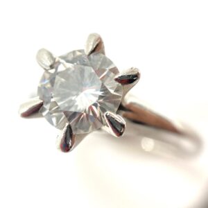 Pt900 ダイヤ2.25ct付リング