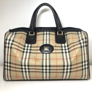 バーバリー　BURBERRY　ボストンバッグ　ノバチェック