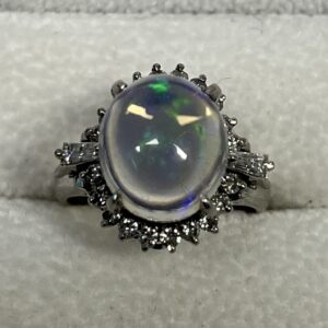 Pt900リング オパール3.74ct