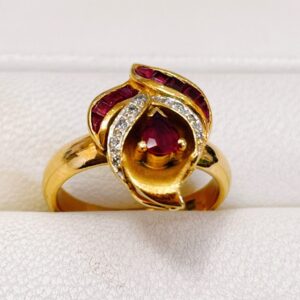 K18 ルビーリング