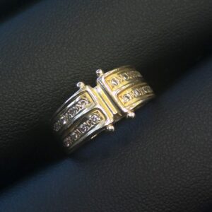 K18 メレダイヤ付きリング