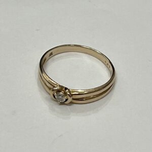 K18 18金 ダイヤ 0.07ct リング