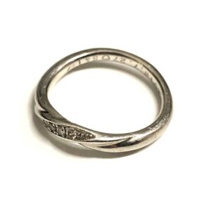 Pt900 プラチナ メレダイヤ リング