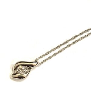 Pt850 プラチナ ダイヤ ネックレス