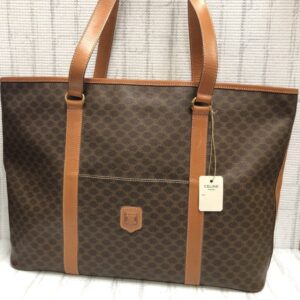 CELINE マカダム柄トートバッグ